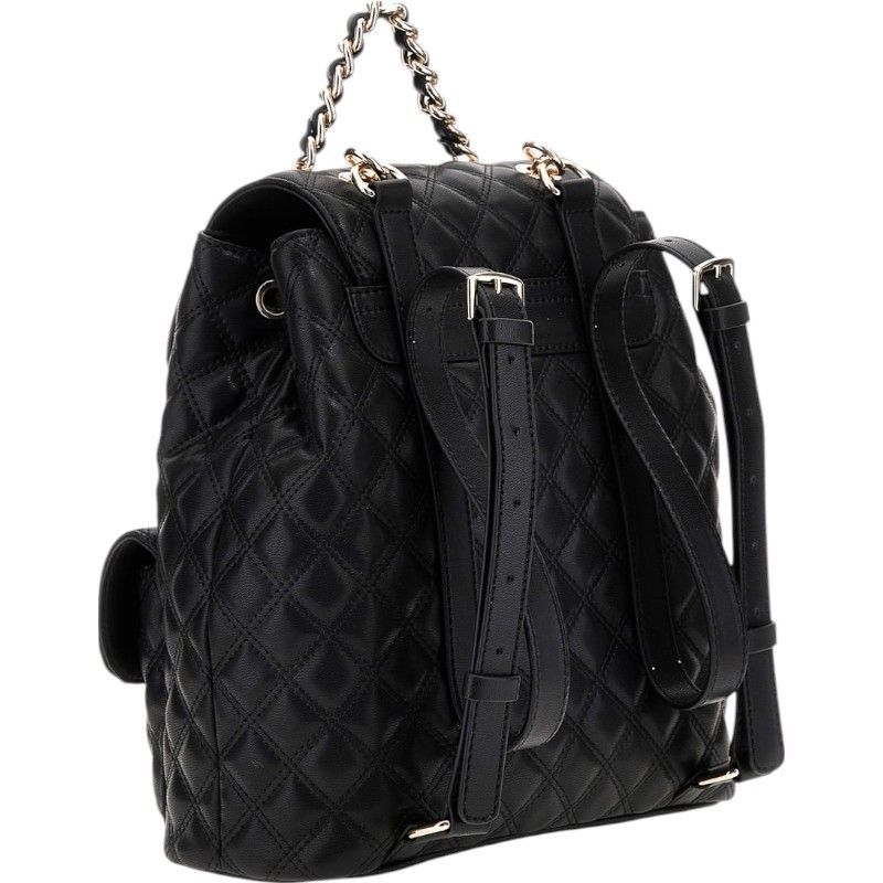 Guess - Giully II Flap Backpack - Zwart