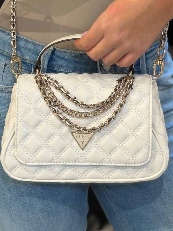 Guess - Giully II Top Handle Flap - Wit