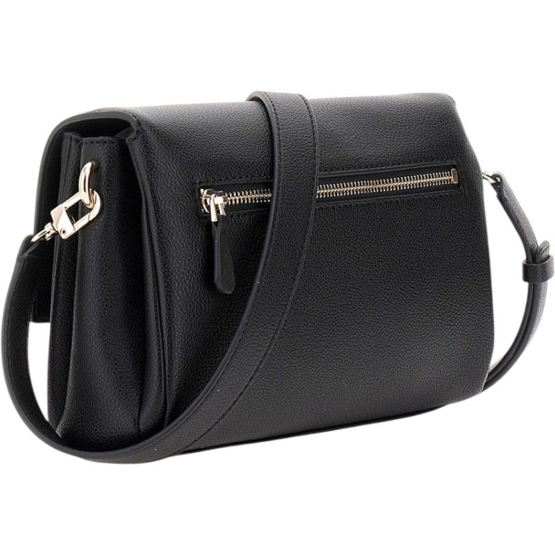 Guess - Gregoria Flap Crossbody - Zwart