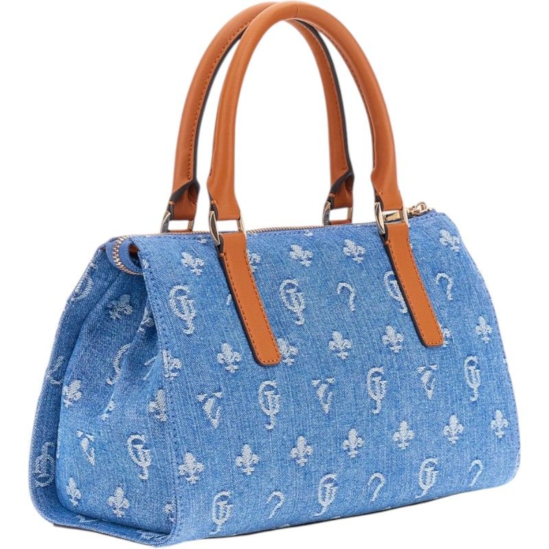 Guess - Greyson II Small Satchel - Blauw