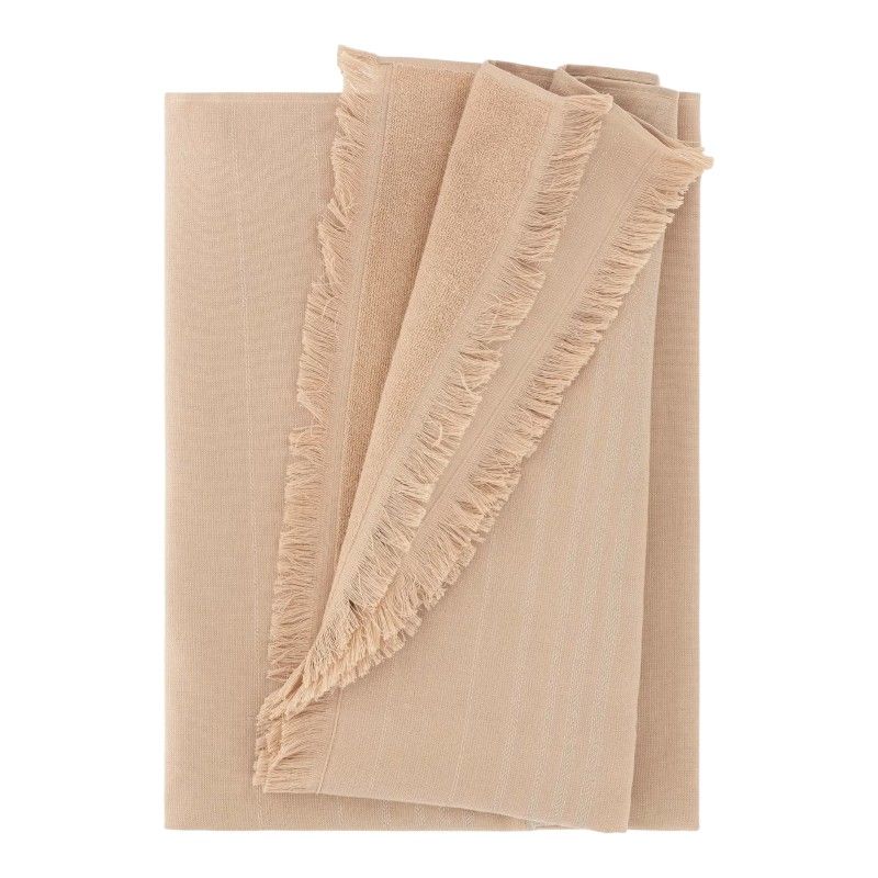 Guess - Guess Logo Terry Towel - Beige