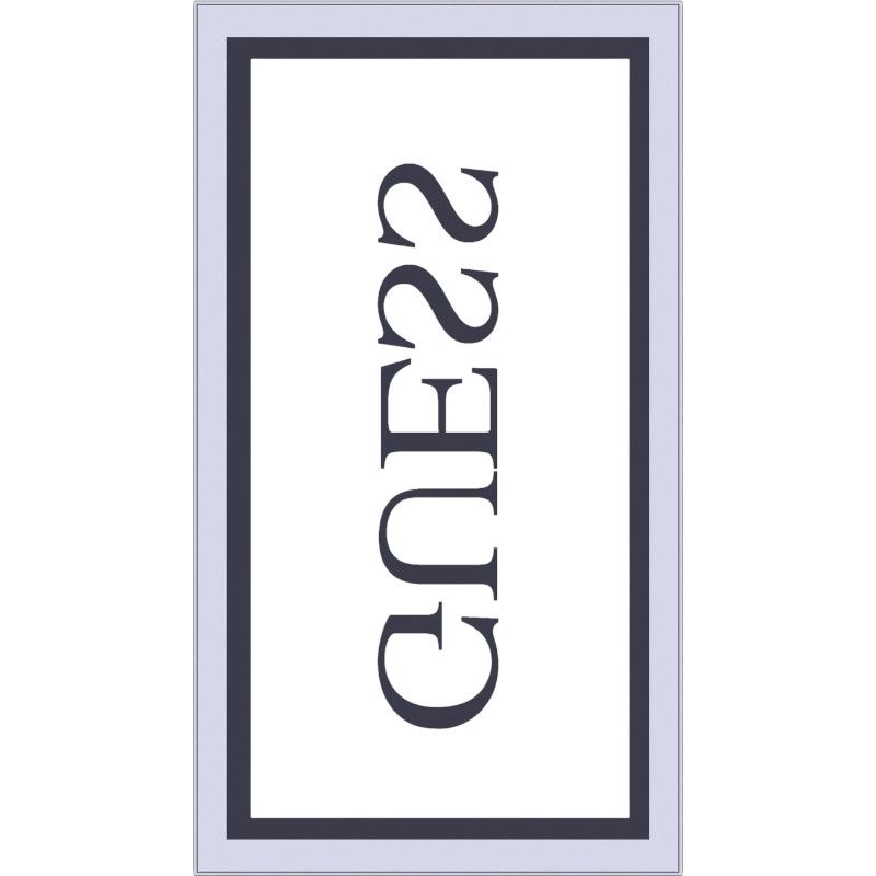 Guess - Towel Jacquard Guess Frame - Blauw