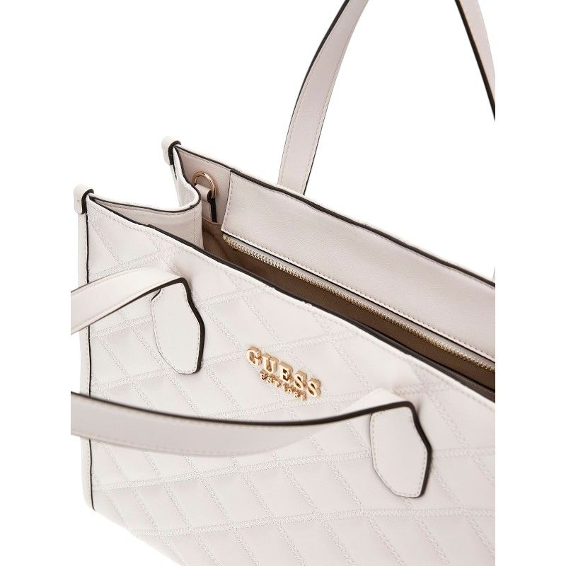 Guess - Tamsin 2 Comp Tote - Wit