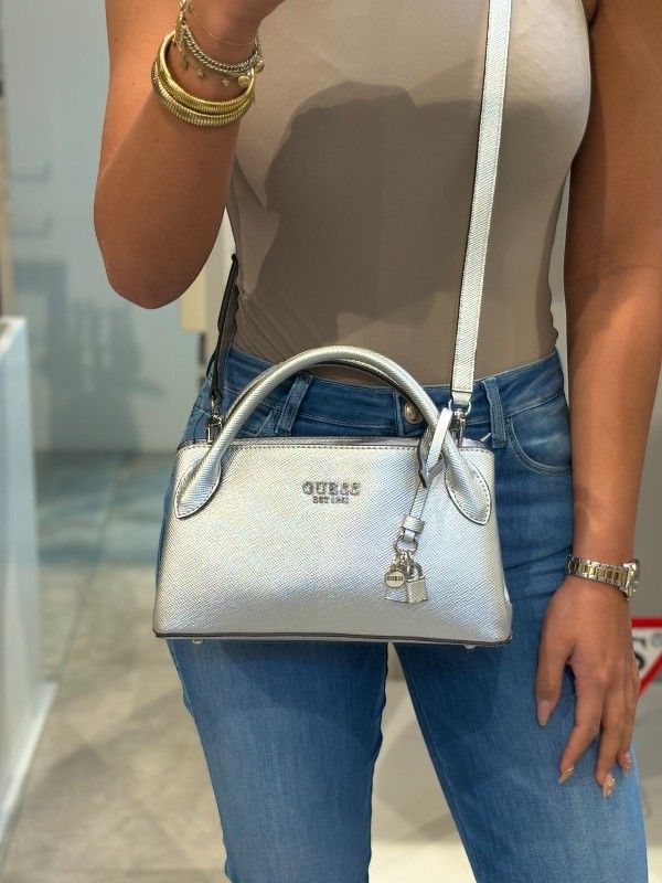 Guess - Fedana Sml Girlfriend Satchel - Zilver
