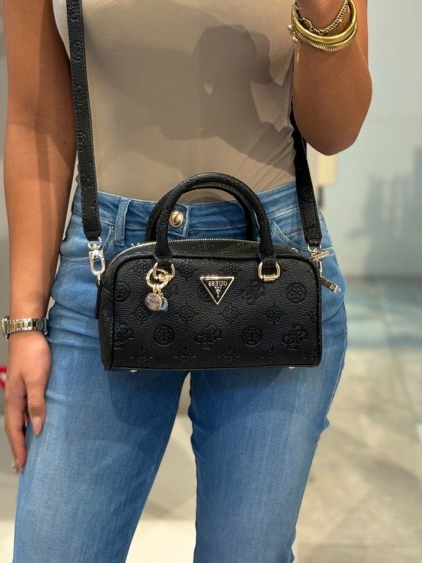 Guess - Cresidia Small Satchel - Zwart
