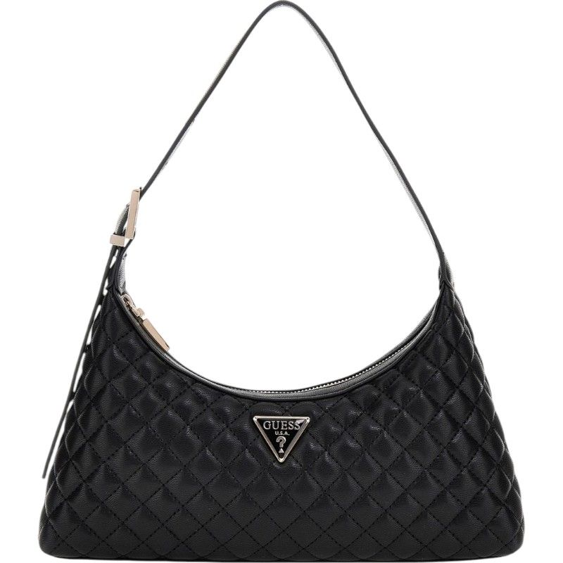 Guess - Eco Rianee Shoulder Bag - Zwart