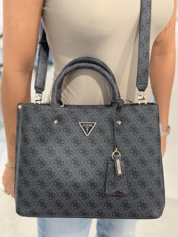 Guess - Meridian Girlfriend Satchel - Zwart