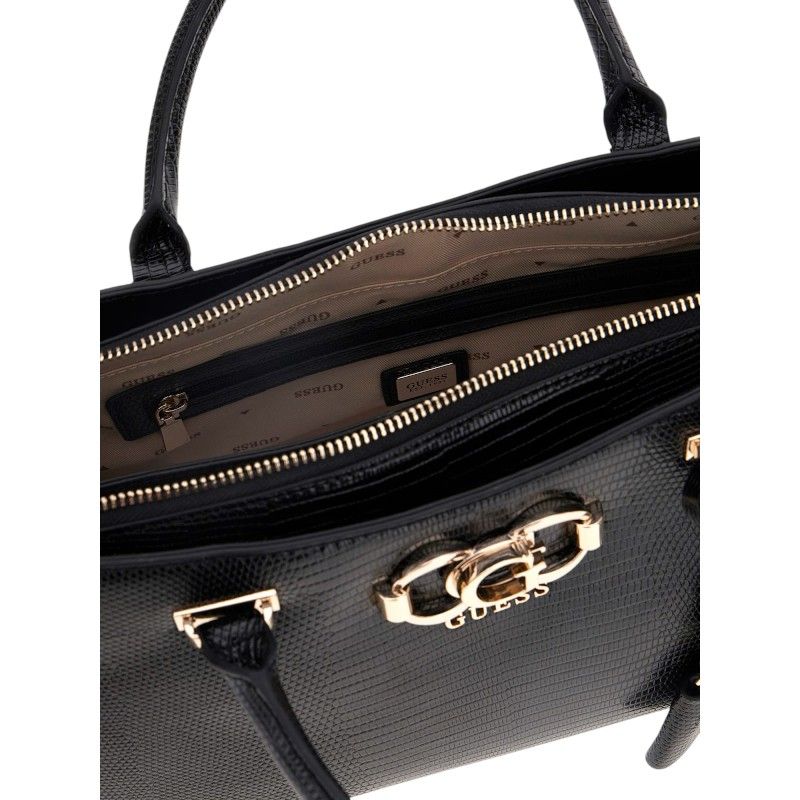 Guess - Salinge Luxury Satchel - Zwart