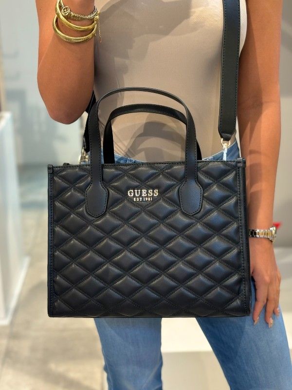 Guess - Tamsin 2 Comp Tote - Zwart