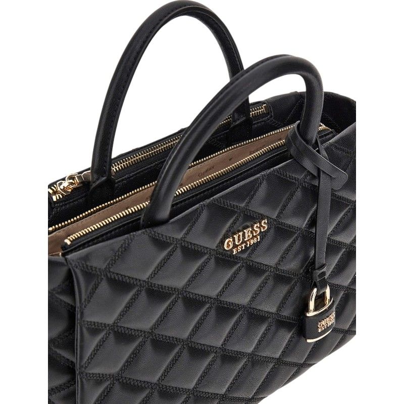 Guess - Tamsin Society Satchel - Zwart