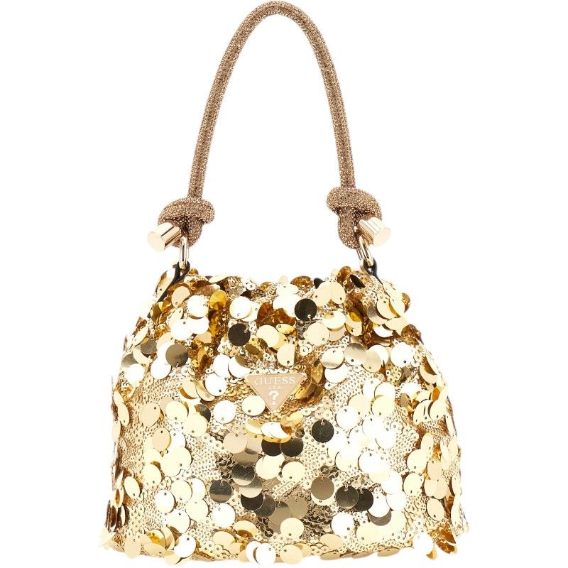 Guess - Holiday Shine Mini Pouch - Goud