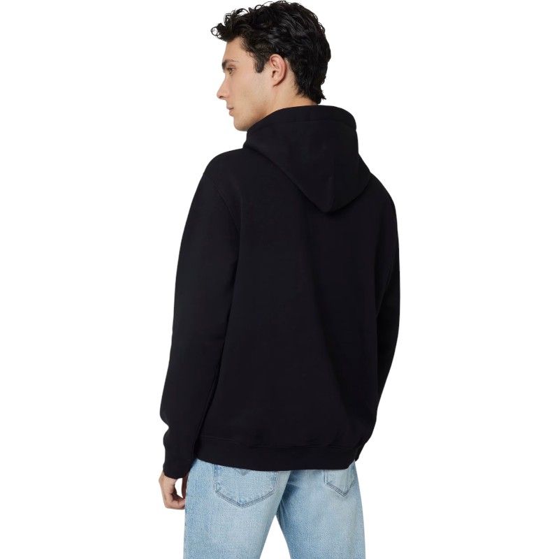 Guess - Embroidered Triangle Hoodie Sw - Zwart