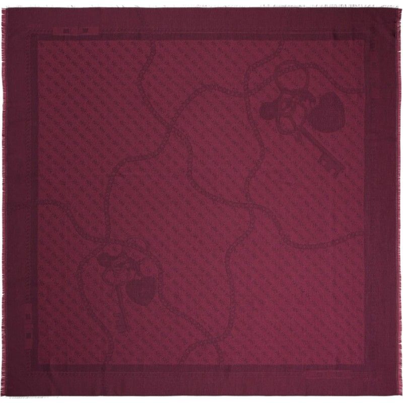 Guess - Idra Jacquard Kefiah 125X125 - Rood
