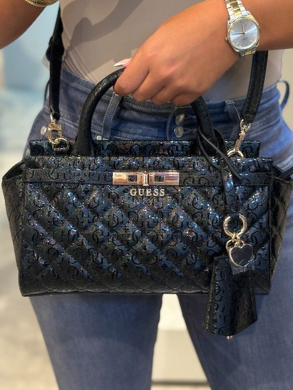 Guess - Idra Small Satchel - Zwart
