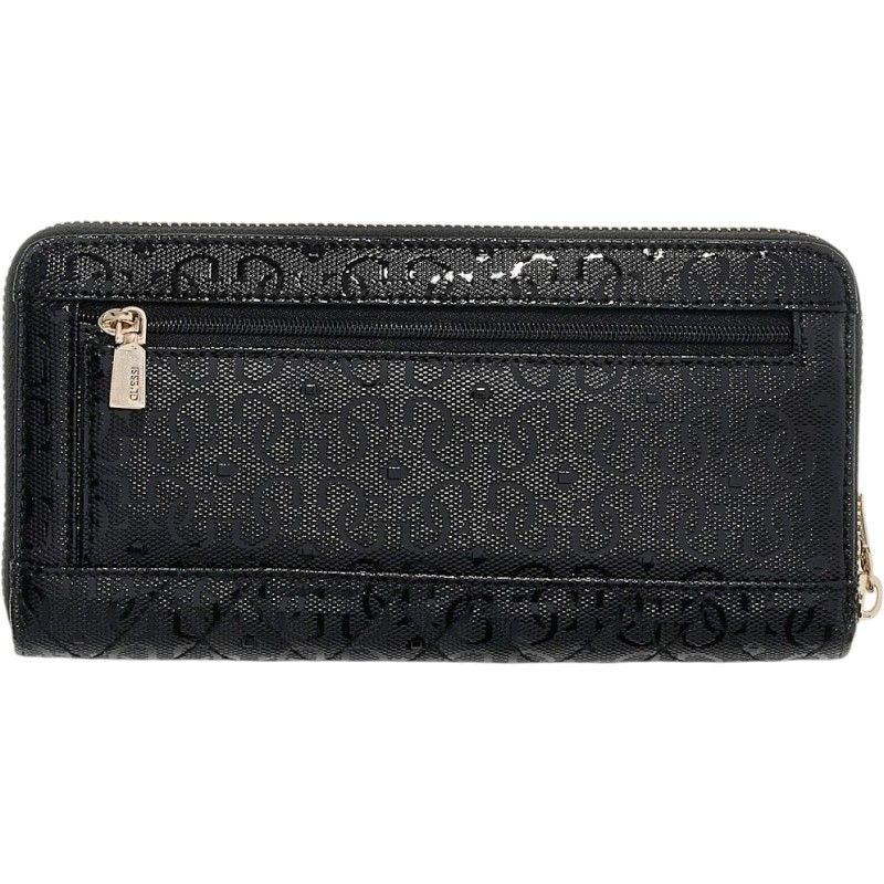 Guess - Isemay Slg Large Zip Around - Zwart