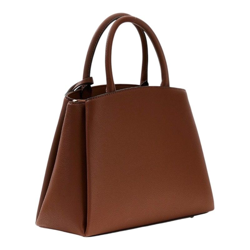 Guess - Isola 3 Comp Satchel - Cognac