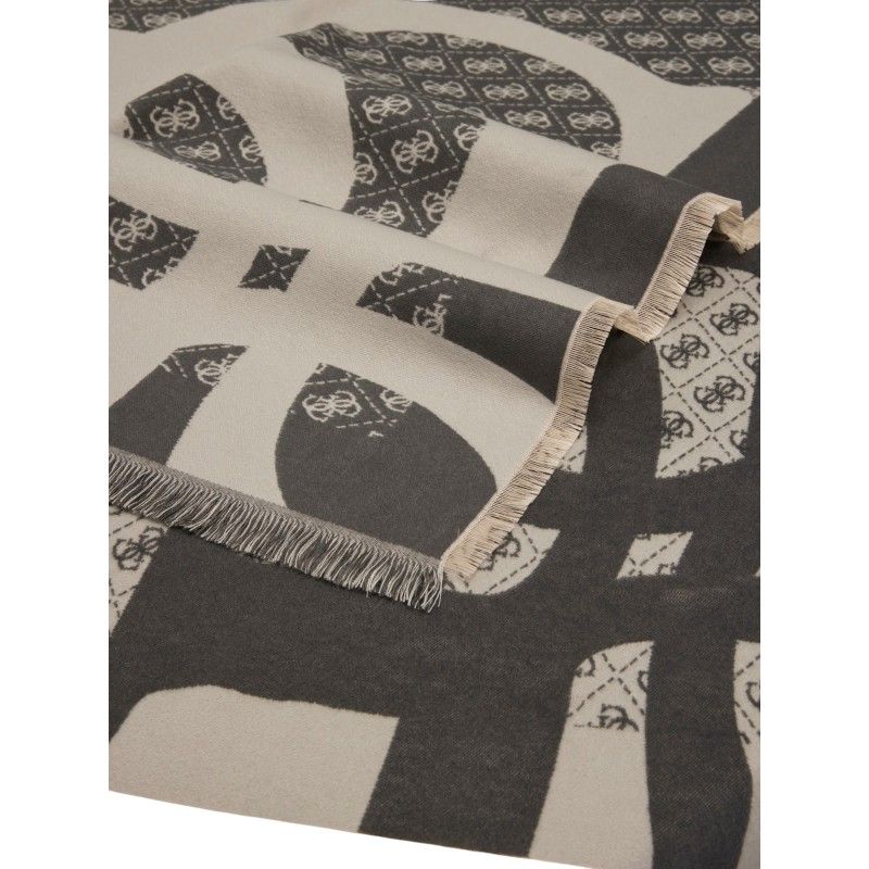 Guess - Jacquard Kefiah 135x135 - Zwart