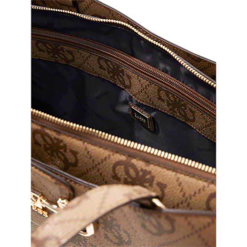 Guess - Janie Logo Tote - Bruin