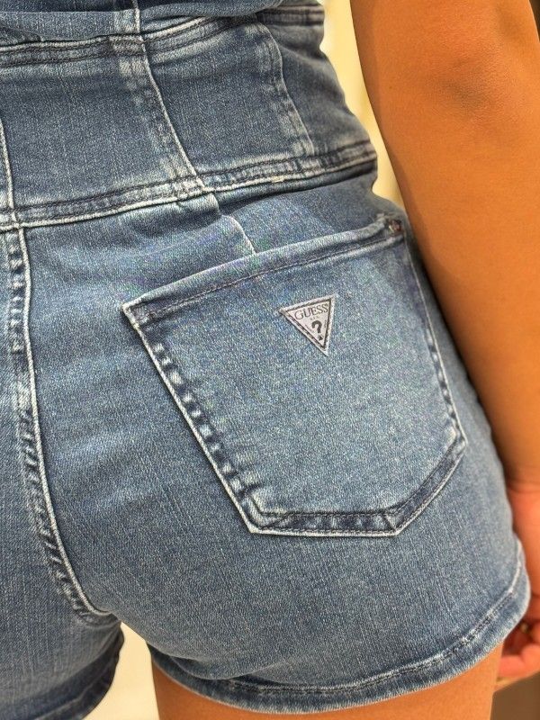 Guess - Janna Denim Romper - Blauw