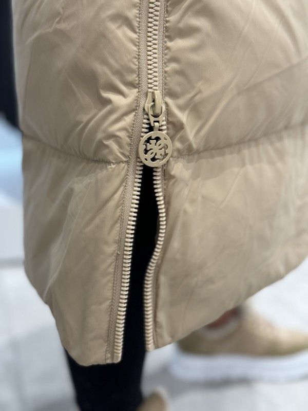 Guess - Carolyn Long Real Down Jkt - Beige