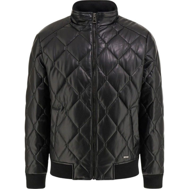 Guess - Quilted Jacket Men - Zwart