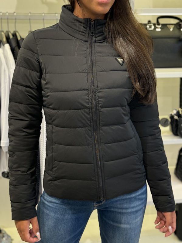 Guess Active - Solid Heavy Diann Puffer Jacket - Zwart