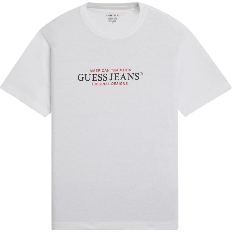 Guess Jeans - Gj Ss Cn Reg American Trad Tee - Wit