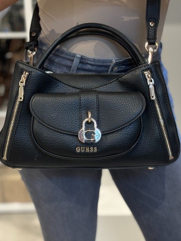 Guess - Jessa Girlfriend Satchel - Zwart