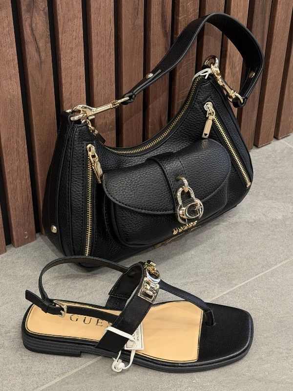 Guess - Jessa Shoulder Bag - Zwart