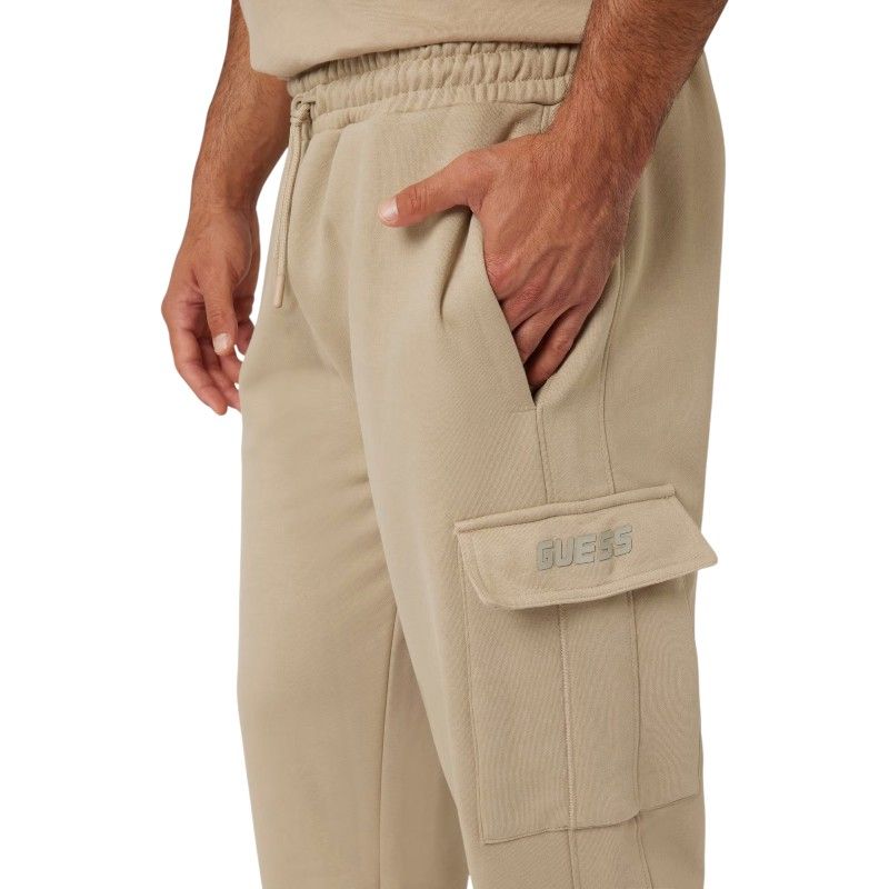 Guess Active - Keid Cuffed Joggingbroek - Beige