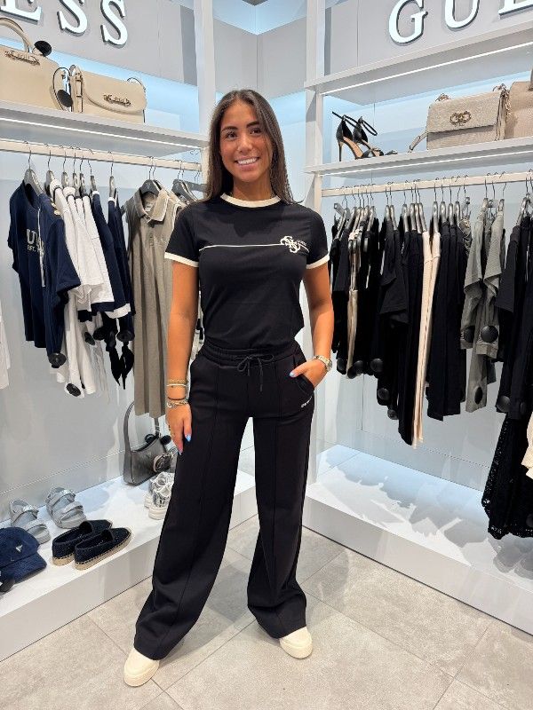 Guess Active - Carmen Wide Leg Pants - Zwart