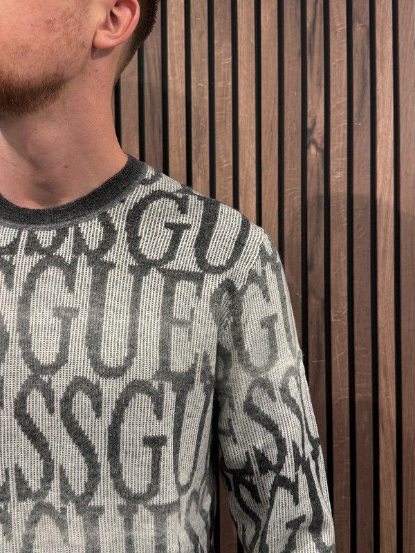 Guess - Joshawa AO Logo Degrade Swrt - Grijs