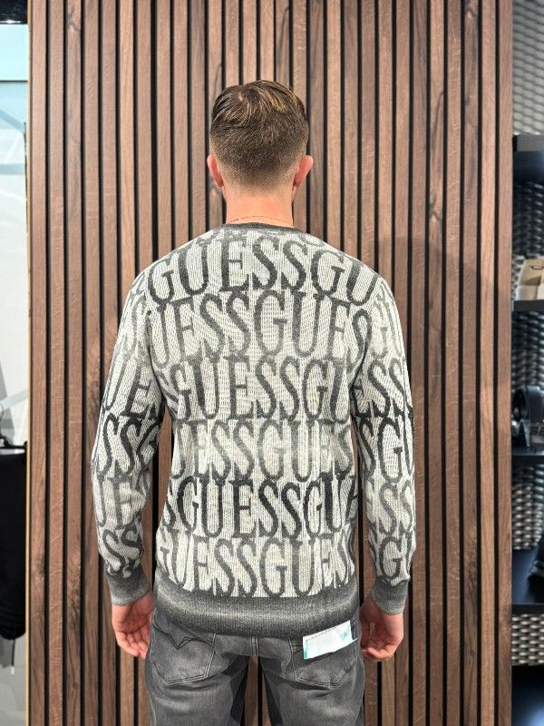 Guess - Joshawa AO Logo Degrade Swrt - Grijs