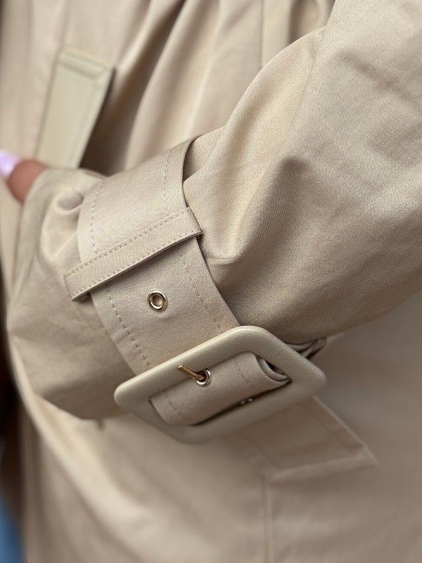 Guess - Juliane Trench Double Collar - Beige