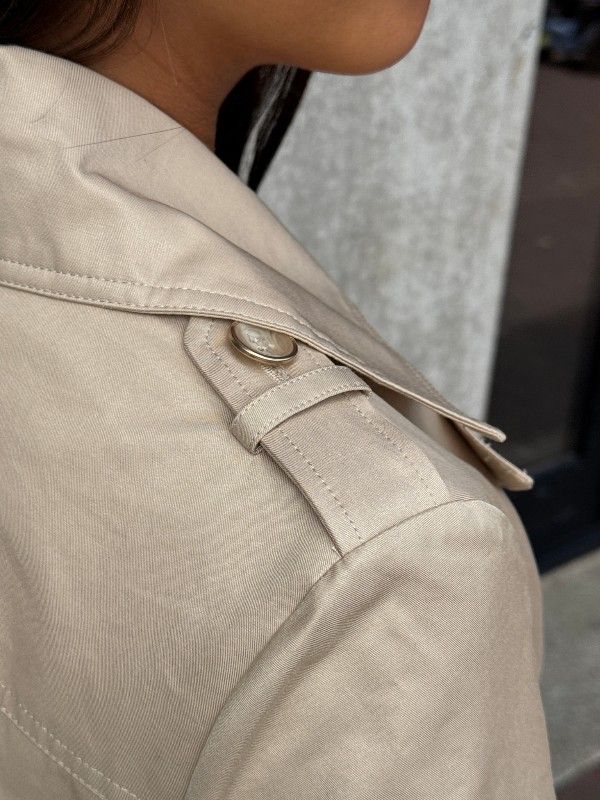 Guess - Juliane Trench Double Collar - Beige