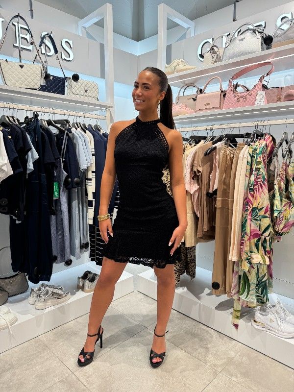 Guess - Sl Short New Liza Dress - Zwart