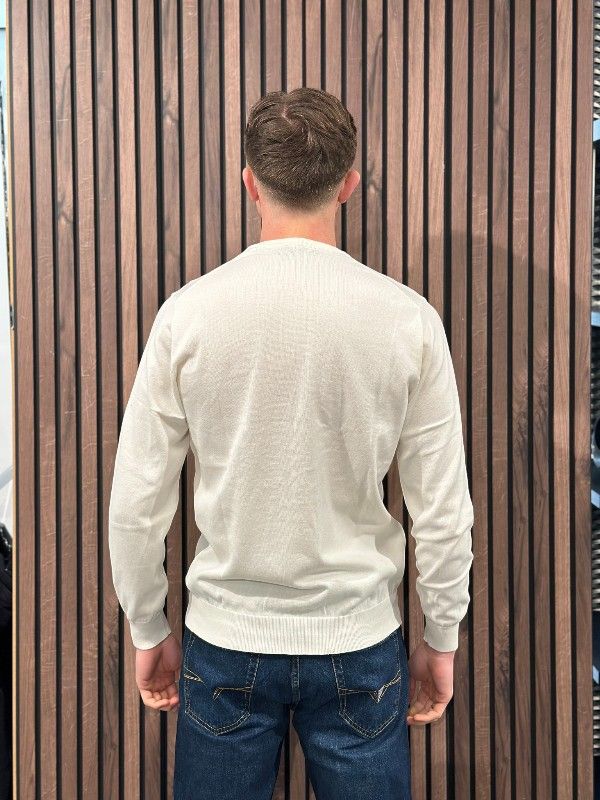 Guess - Kalil Logo Embro Swtr - Wit