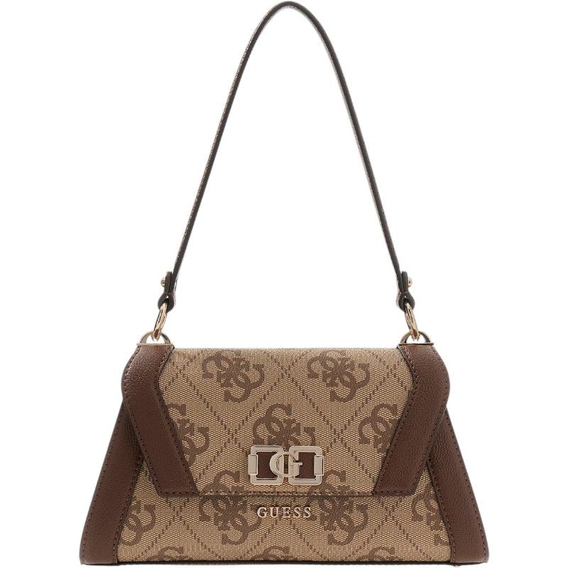 Guess - Karnilla Logo Flap Shldr Bag - Bruin
