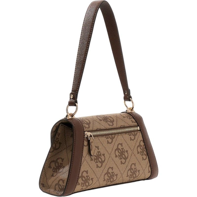 Guess - Karnilla Logo Flap Shldr Bag - Bruin