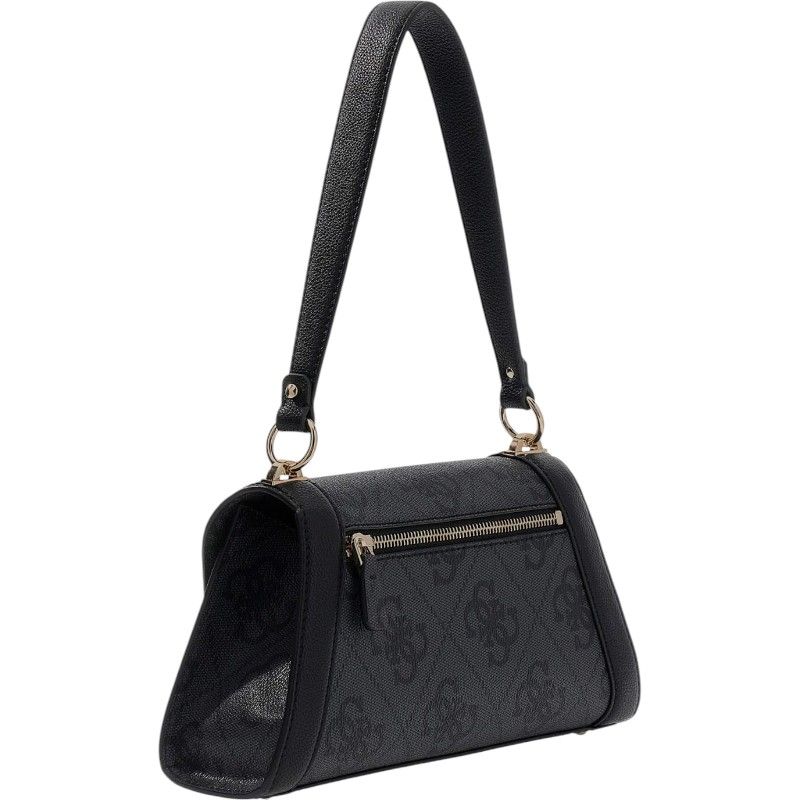 Guess - Karnilla Logo Flap Shldr Bag - Zwart