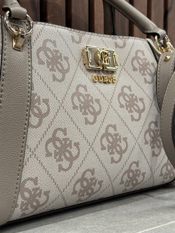 Guess - Karnilla Logo Gfriend Satchel - Beige