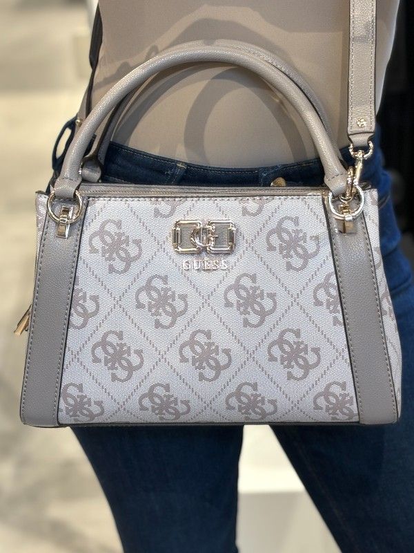 Guess - Karnilla Logo Gfriend Satchel - Beige