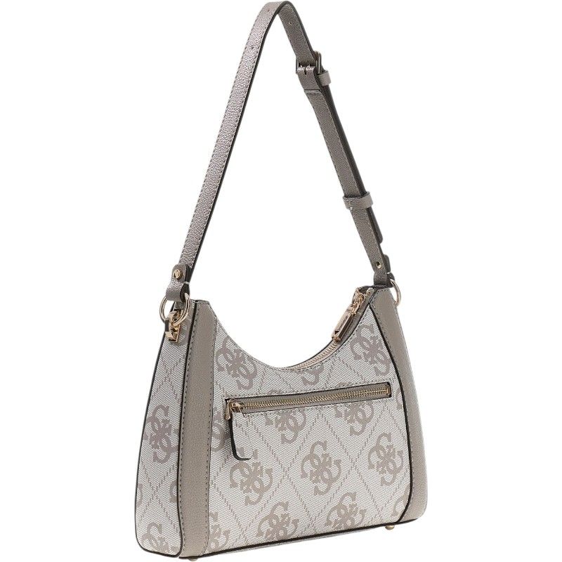 Guess - Karnilla Logo Shoulder Bag - Beige