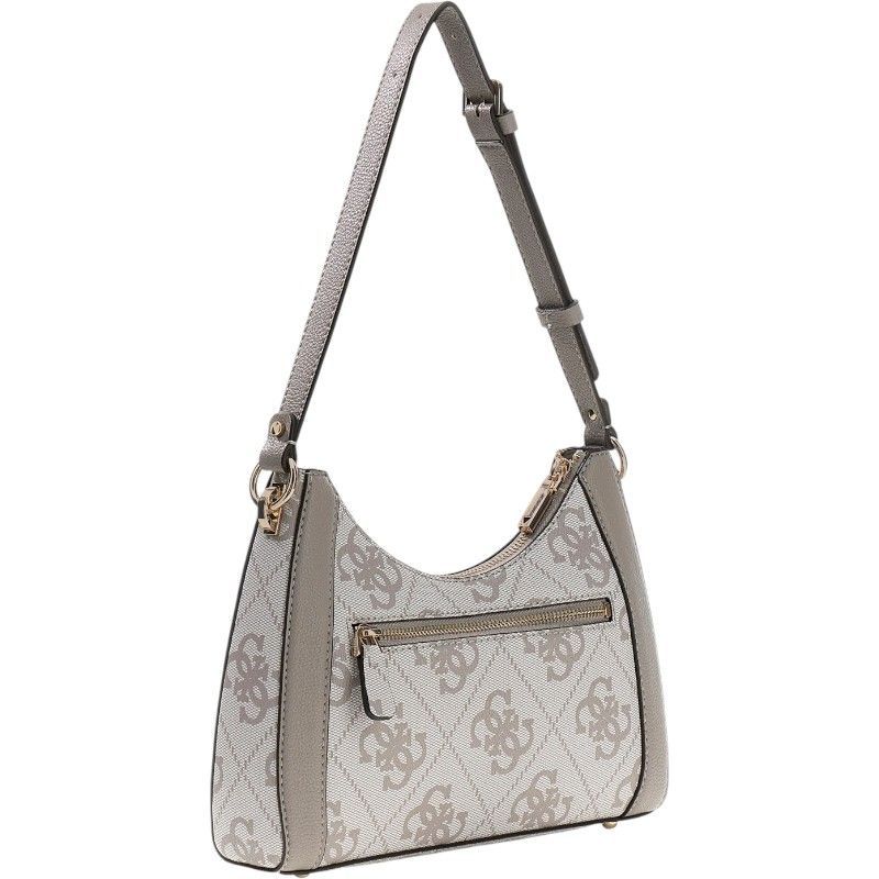 Guess - Karnilla Logo Shoulder Bag - Beige