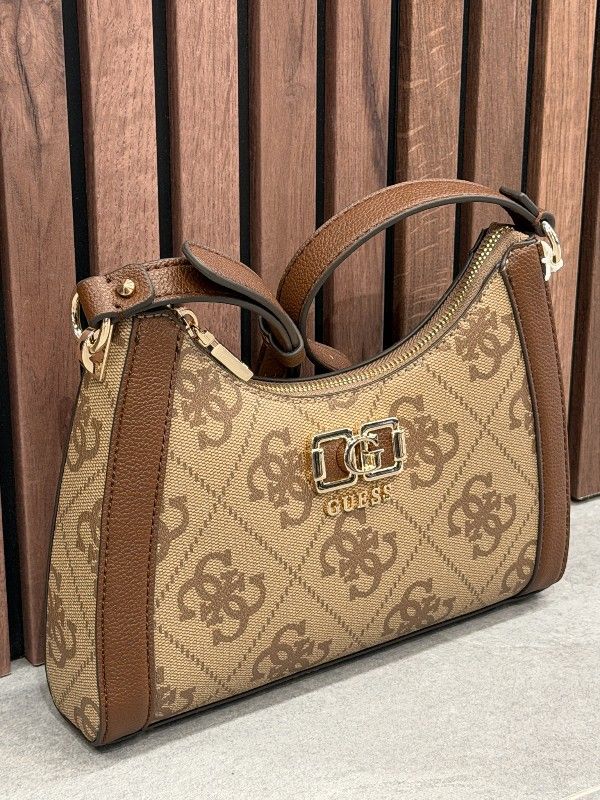 Guess - Karnilla Logo Shoulder Bag - Bruin