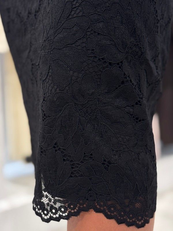 Guess - Katrina Midi Lace Skirt - Zwart