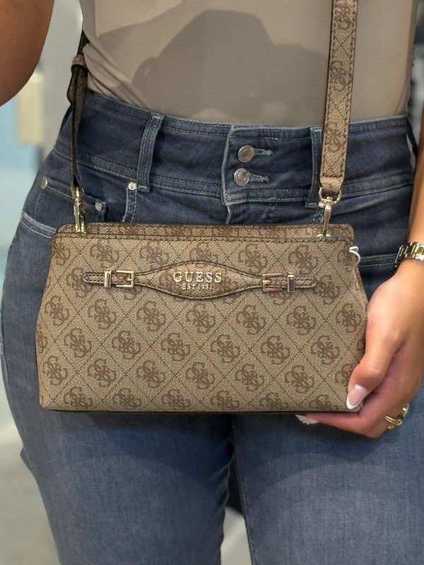Guess - Katya Crossbody Top Zip - Bruin