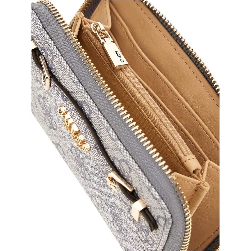 Guess - Katya Slg Medium Zip Around - Grijs