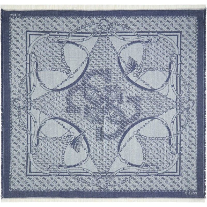 Guess - Kefiah 120X120 - Blauw