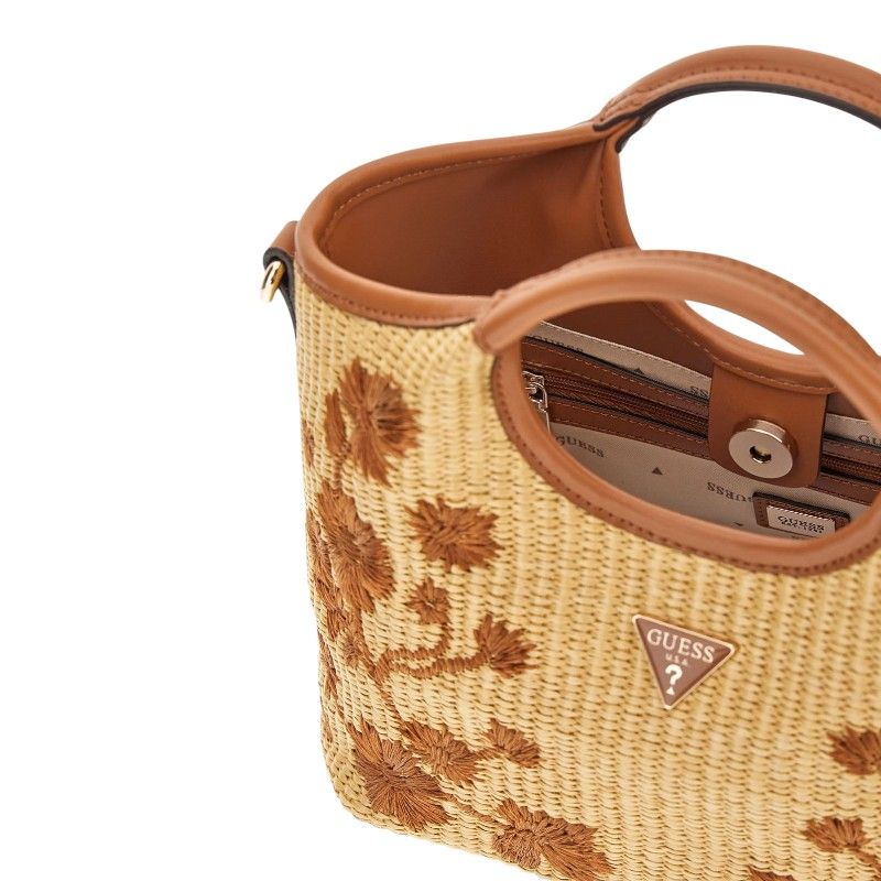 Guess - Kirsten Mini Satchel - Beige